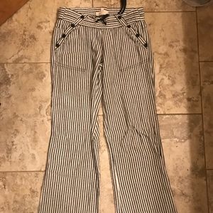 striped pants